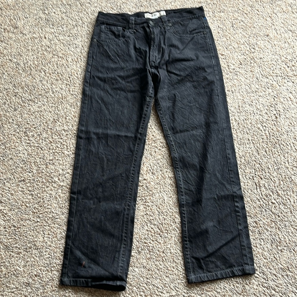 Black very baggy denim jeans